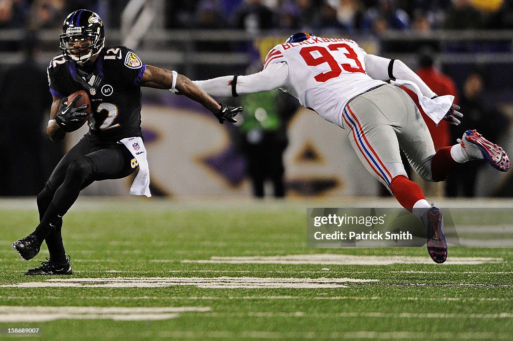 New York Giants v Baltimore Ravens