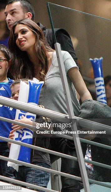 Sara Carbonero attends 'Partido X La Ilusion' organized by Iker Casillas Foundation at Palacio de los Deportes on December 23, 2012 in Madrid, Spain.