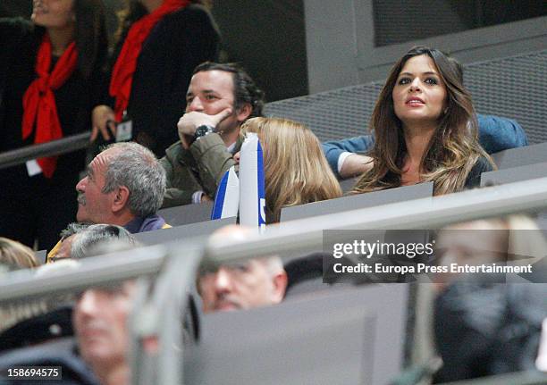 Romina Belluscio attends 'Partido X La Ilusion' organized by Iker Casillas Foundation at Palacio de los Deportes on December 23, 2012 in Madrid,...