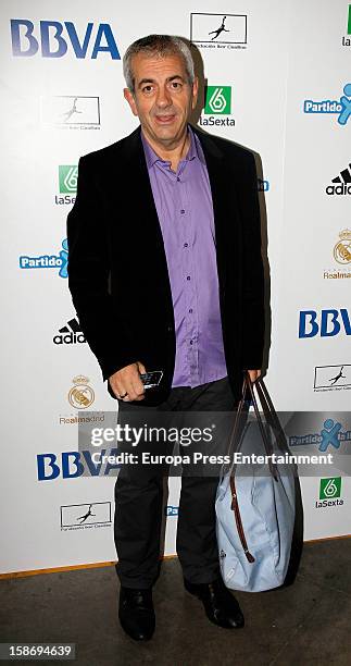 Carlos Sobera attends 'Partido X La Ilusion' organised by Iker Casillas Foundation at Palacio de los Deportes on December 23, 2012 in Madrid, Spain.