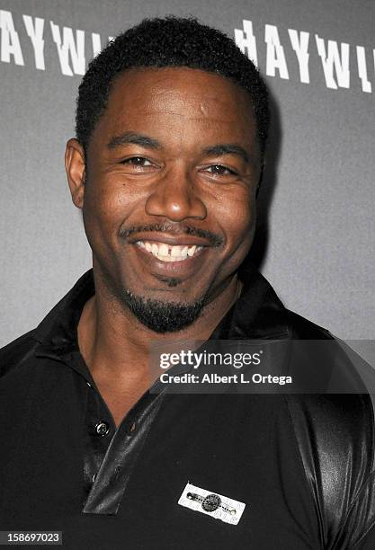 Actor Michael Jai White arrives for Relativity Media's "Haywire" Los Angeles Premiere hosted by Playboy at the DGA Theatre on January 5, 2012 in West...