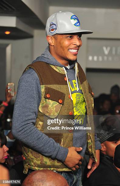 Attends T.I. "Trouble Man Heavy Is The Head" Album Release Party at Compound on December 22, 2012 in Atlanta, Georgia.