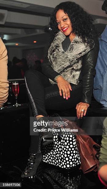 Monyetta Shaw attends T.I. "Trouble Man Heavy Is The Head" Album Release Party at Compound on December 22, 2012 in Atlanta, Georgia.