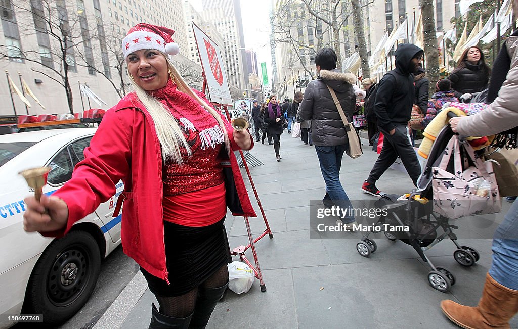 Christmas Is Celebrated In New York City