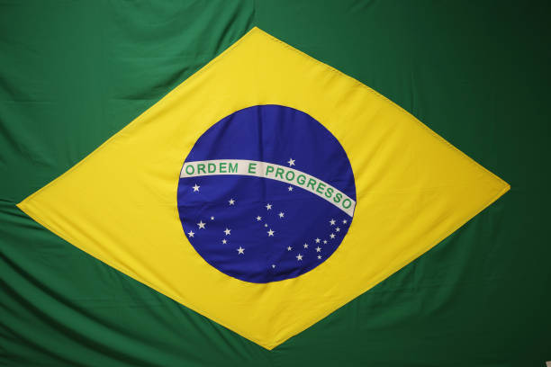 Brazil flag is seen in the dressing room prior to the FIFA Women's World Cup Australia & New Zealand 2023 Group F match between Jamaica and Brazil at...