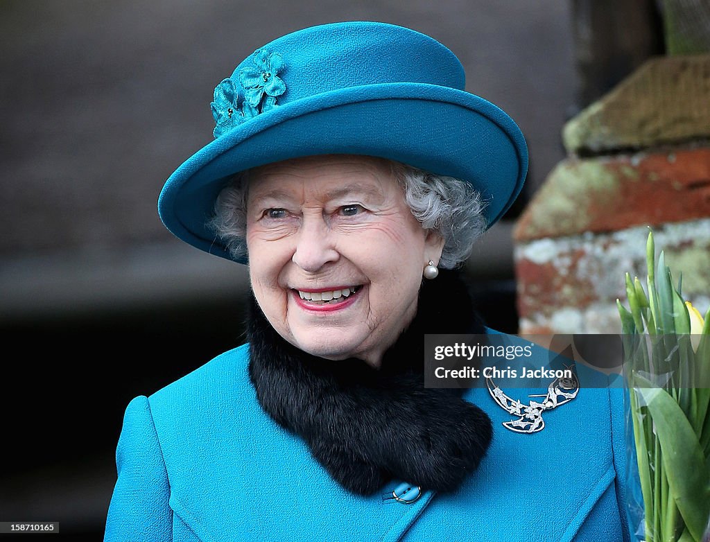 The Royal Family Attend Christmas Day Service At Sandringham