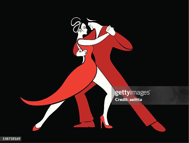 tango - tango stock illustrations
