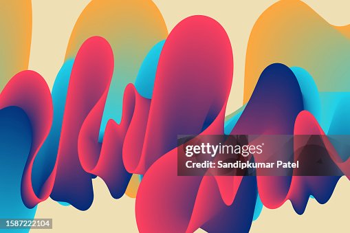 3D abstract wavy background with modern gradient colors. Motion sound wave. 3D abstract wavy background with modern gradient colors. Motion sound wave.