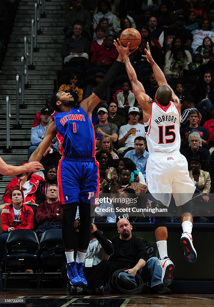 Detroit Pistons v Atlanta Hawks