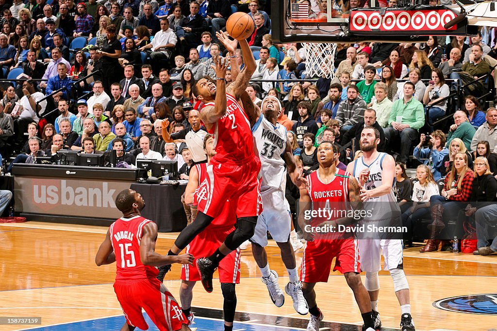 Houston Rockets v Minnesota Timberwolves