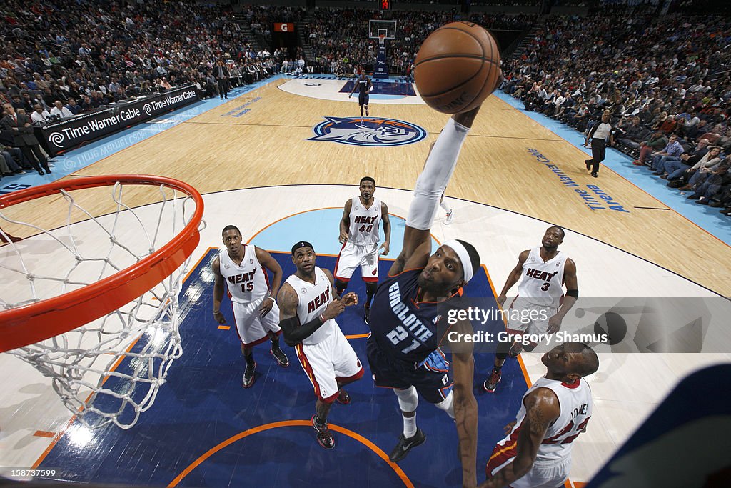 Miami Heat v Charlotte Bobcats