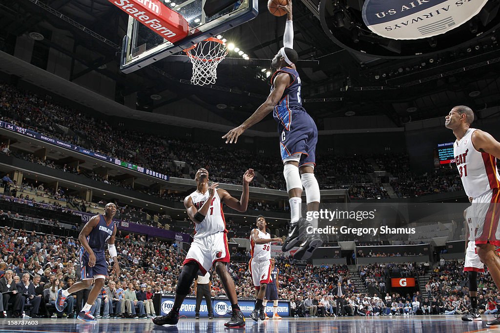 Miami Heat v Charlotte Bobcats