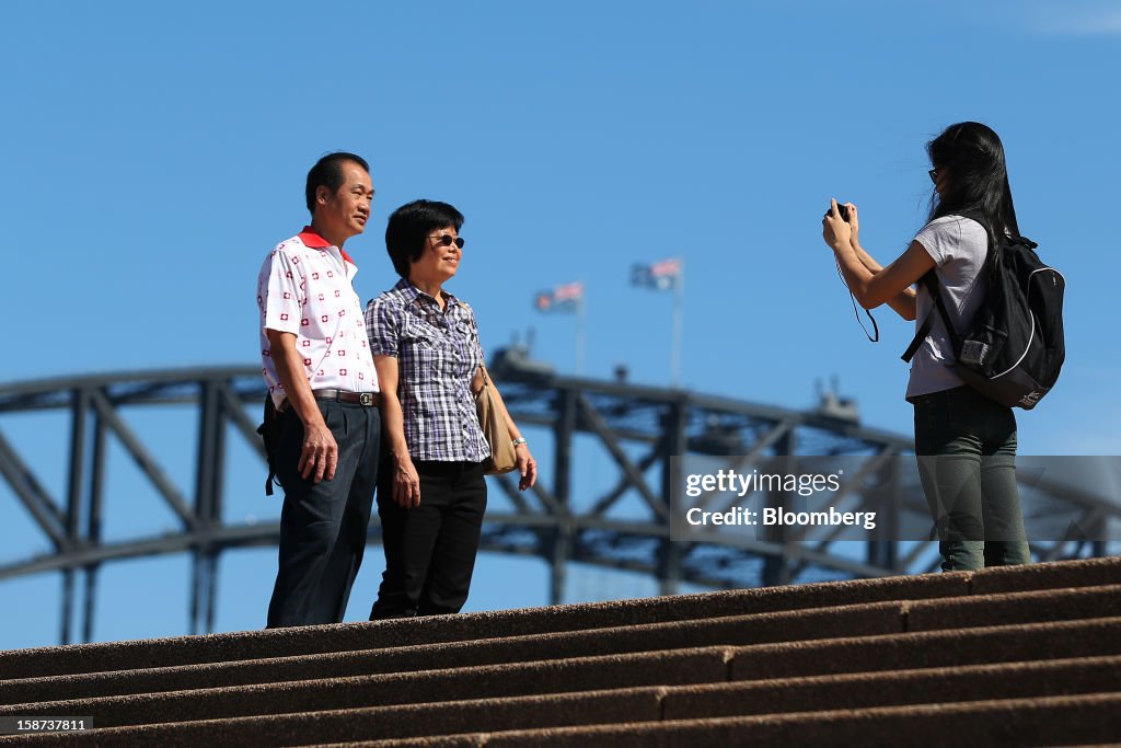 Sydney Harbour Bridge Climb And Other Tourist Areas As Chinese Buoy Aussie Tourism