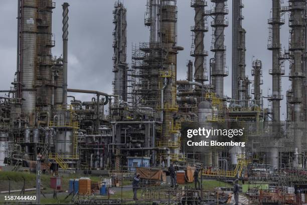 The Camacari industrial complex in Camacari, Bahia state, Brazil, on Wednesday, June 14, 2023. Brazilian President Luiz Inacio Lula da Silva, seeking...