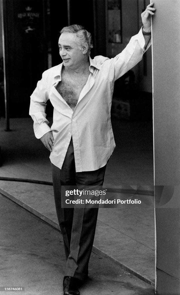 Portrait of American actor Martin Balsam. Rome, 1970s Nachrichtenfoto