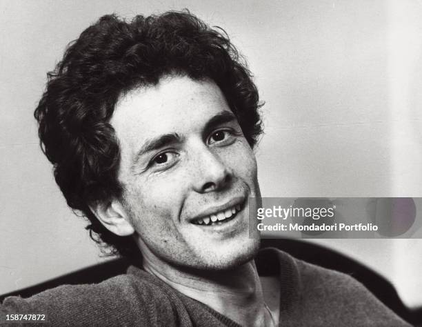 Portrait of Italian actor Gabriele Lavia. Rome, 1970s