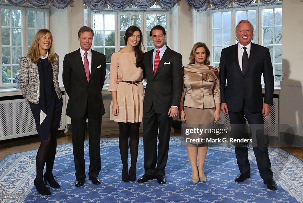 SAR The Prince Felix Of Luxembourg And  Mademoiselle Claire Lademacher Portrait Session