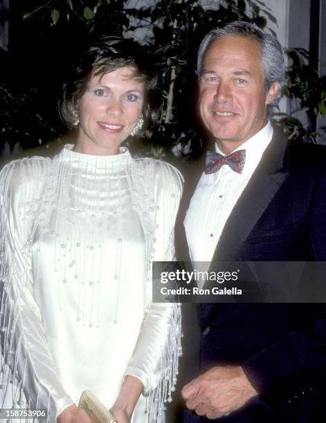 Actor Steve Kanaly and wife Brent Power attend the Third Annual American Cinema Awards on May 30, 1986 at Beverly Wilshire Hotel in Beverly Hills,...