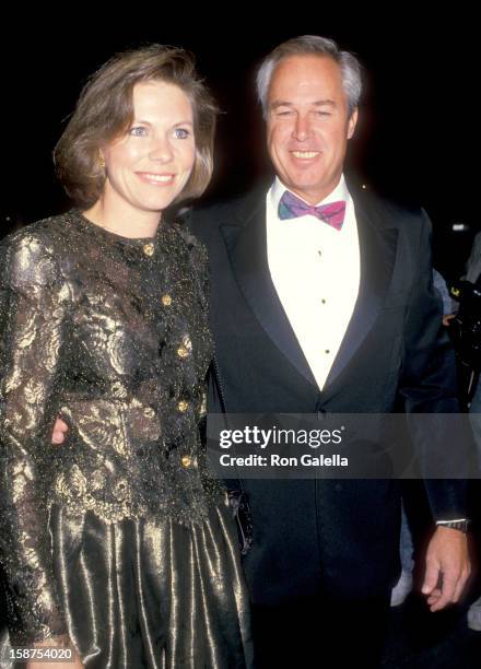 Actor Steve Kanaly and wife Brent Power attend the Taping of the the Television Special Hosted by Variety Clubs International "All-Star Party for...