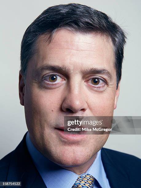 Former hockey player Pat LaFontaine is photographed for Self Assignment on September 11, 2012 in New York City.