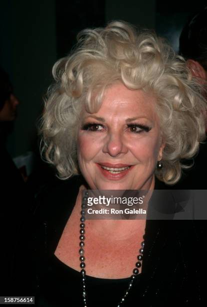 Actress Renee Taylor attending "Friar's Club Roast Honoring Danny Aiello" on September 26, 1997 at the New York Hilton Hotel in New York City, New...