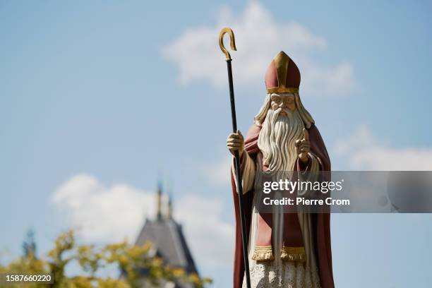 People walk past Sint Nicolas in Efteling on August 9, 2023 in Kaatsheuvel, Netherlands. The Netherlands' eccentric theme park, one of the oldest of...