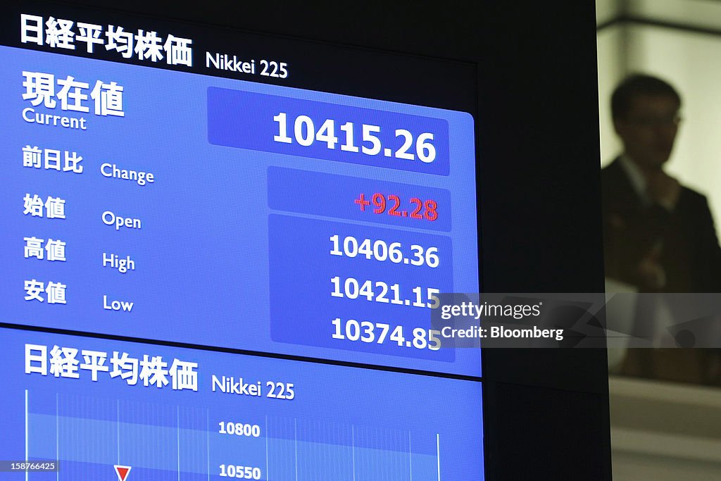 Nikkei Gains 23 Percent In 2012, First Annual Gain In 3 Years