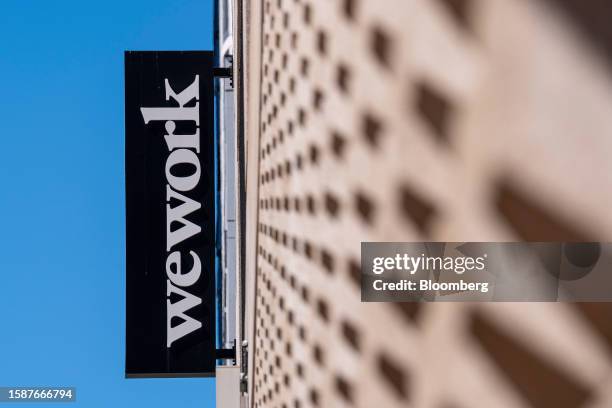 WeWork co-working office space in San Francisco, California, US, on Wednesday, Aug. 9, 2023. WeWork Inc. Said there's "substantial doubt" about its...