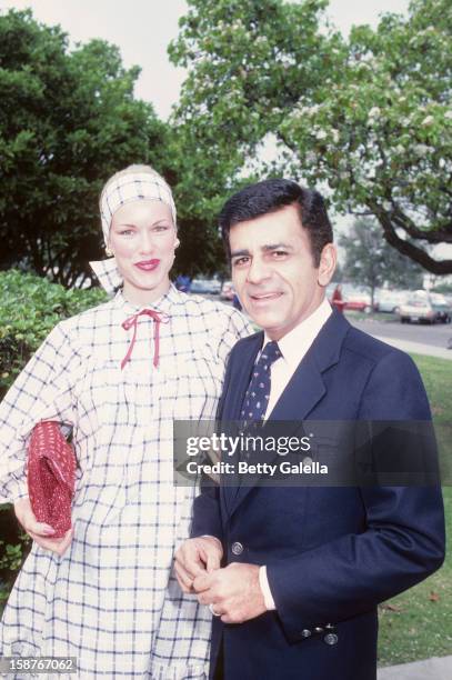 Radio Personality Casey Kasem and wife Jean Kasem attend Stars 'N Hearts Benefit Fundraiser for Animals on February 14, 1982 at the Santa Monica...