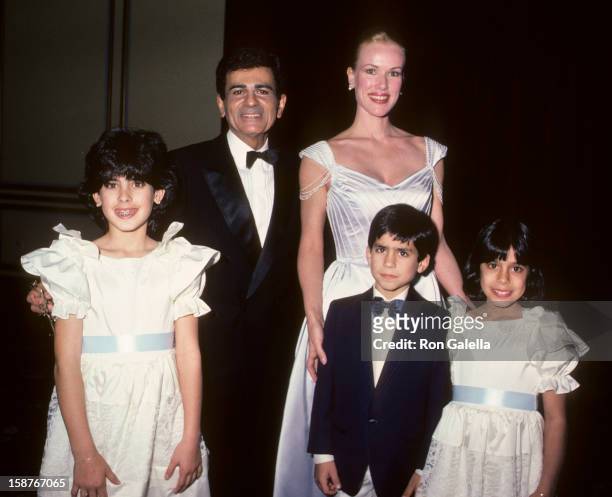 Radio Personality Casey Kasem, wife Jean Kasem, daughter Kerri Kasem, son Michael Kasem and daughter Julie Kasem attend Lebanon-Syrian American...