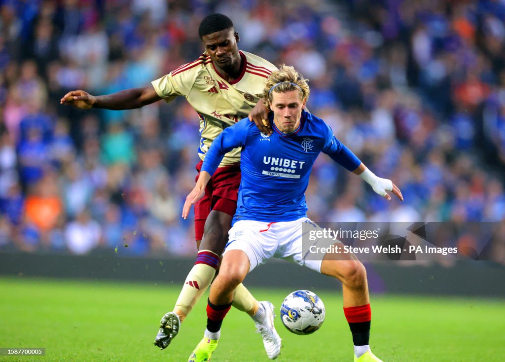 Rangers v Servette FC - UEFA Champions League - Third Qualifying Round - First Leg - Ibrox Stadium