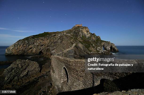 san juan de gaztelugatxe - paisajes de puerto rico 個照片及圖片檔