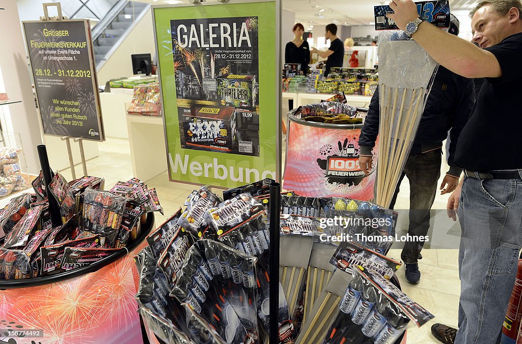 Fireworks Go On Sale Ahead Of New Year's Eve