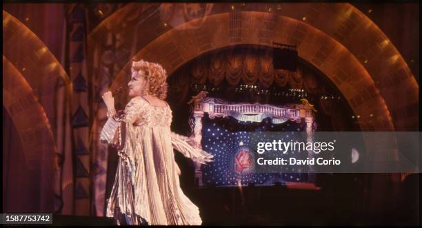 Bette Midler performing at Radio City Music Hall, NYC on 14 September 1993.