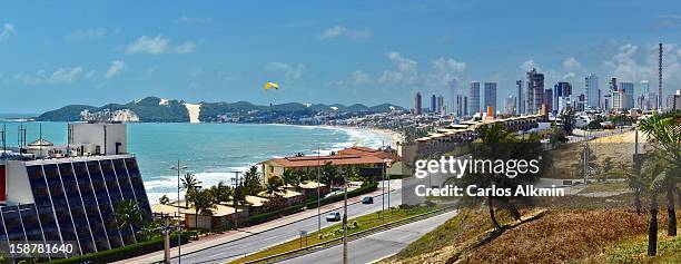 natal - rn - ponta negra beach - natal rn stock pictures, royalty-free photos & images