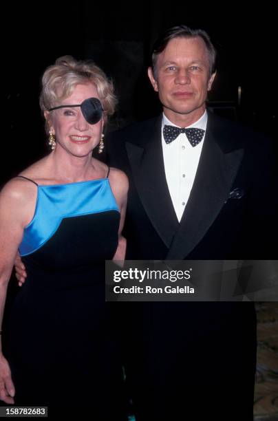 Actor Michael York and wife Patricia McCallum attending Nineth Annual BAFTA Awards on September 14, 1999 at the Beverly Hilton Hotel in Beverly...