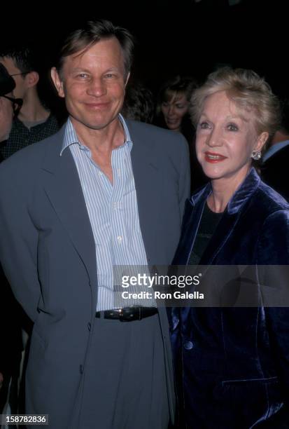 Actor Michael York and wife Patricia McCallum attending the screening of "Nashville" on June 22, 2000 at the Academy Theater in Beverly Hills,...