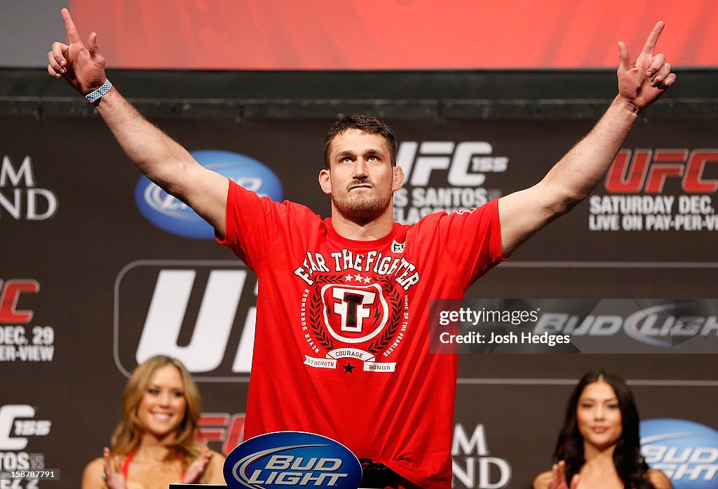 UFC 155 Weigh-In