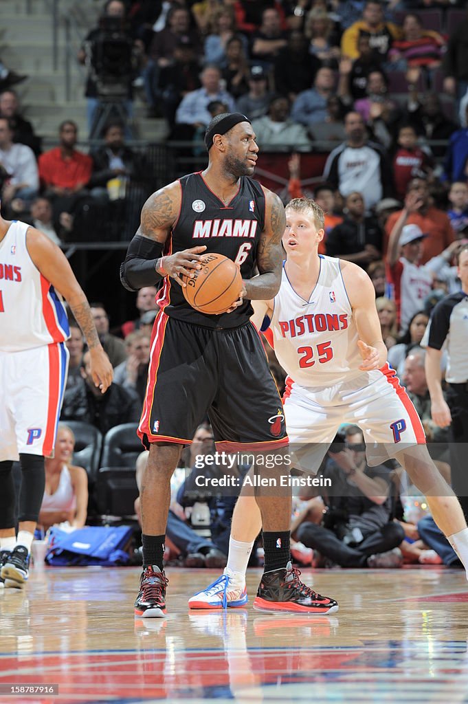 Miami Heat  v Detroit Pistons