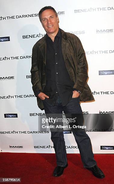 Comedian Craig Shoemaker arrives for the Los Angeles Premiere Of "Beneath The Darkness" held at the Egyptian Theater on January 4, 2012 in Hollywood,...