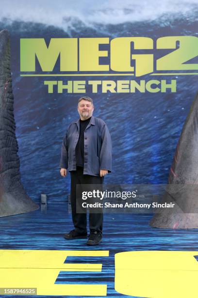 Director Ben Wheatley attends the special fan screening of Meg 2: The Trench at Odeon Luxe West End on August 02, 2023 in London, England.