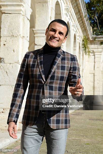 Italian singer Sal da Vinci attends Day 4 of the 2012 Capri Hollywood Film Festival on December 29, 2012 in Capri, Italy.