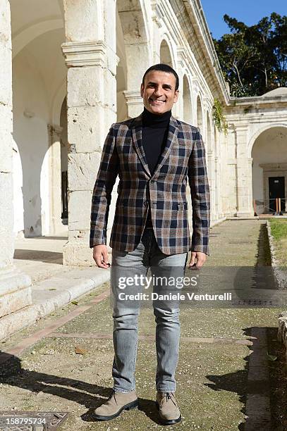 Italian singer Sal da Vinci attends Day 4 of the 2012 Capri Hollywood Film Festival on December 29, 2012 in Capri, Italy.