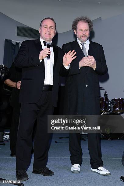 Pascal Vicedomini and Mike Figgis attend Day 4 of the 2012 Capri Hollywood Film Festival on December 29, 2012 in Capri, Italy.