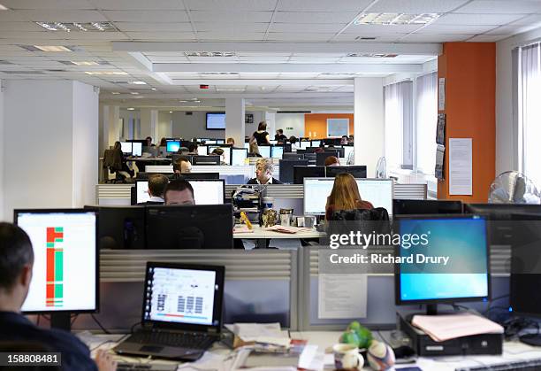 call centre office - male office worker stock pictures, royalty-free photos & images