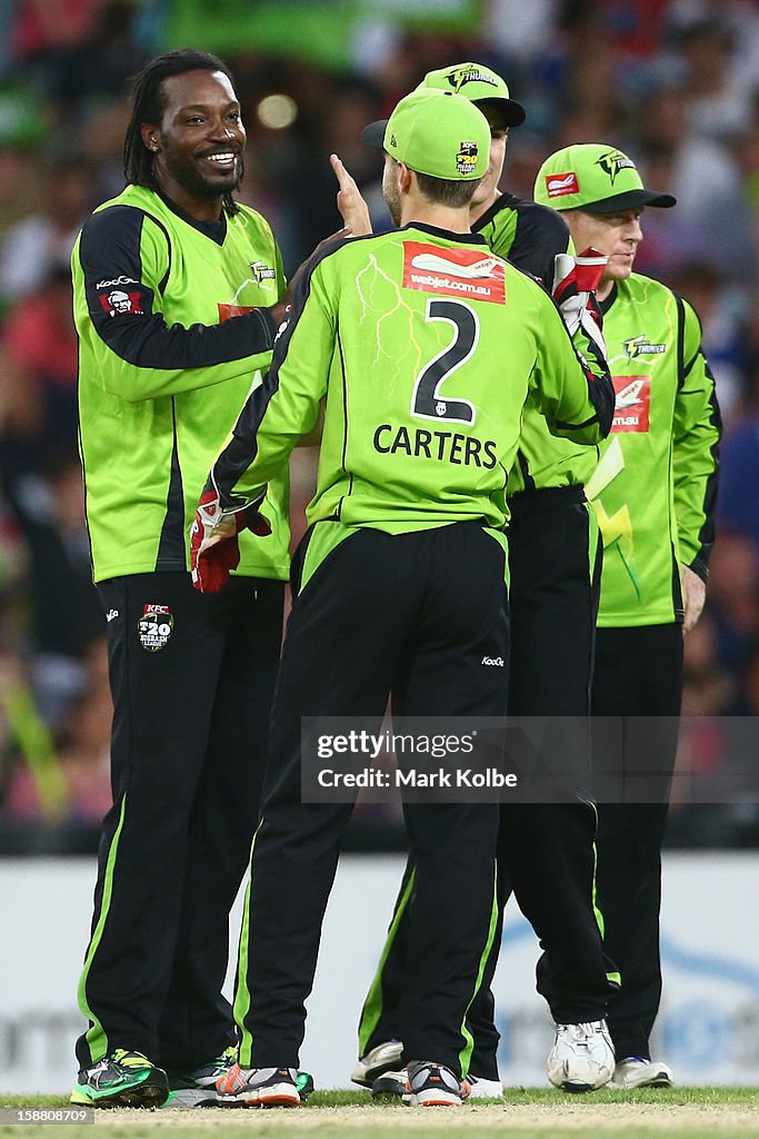 Big Bash League - Thunder v Sixers