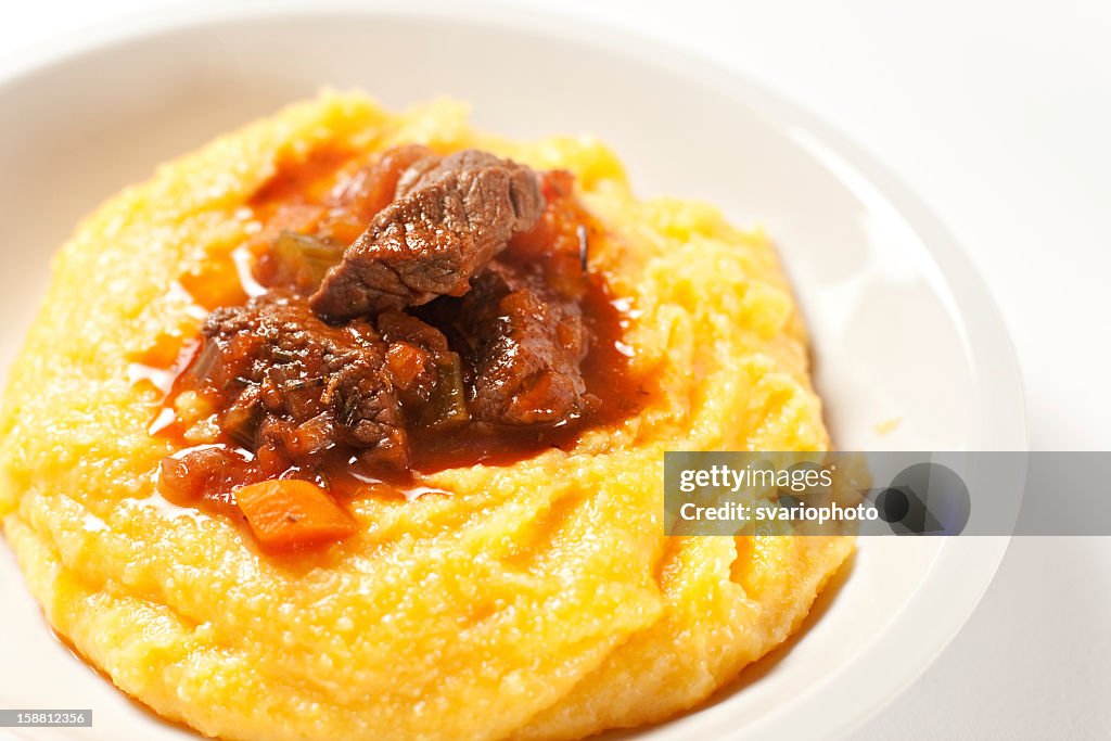 Polenta and stew