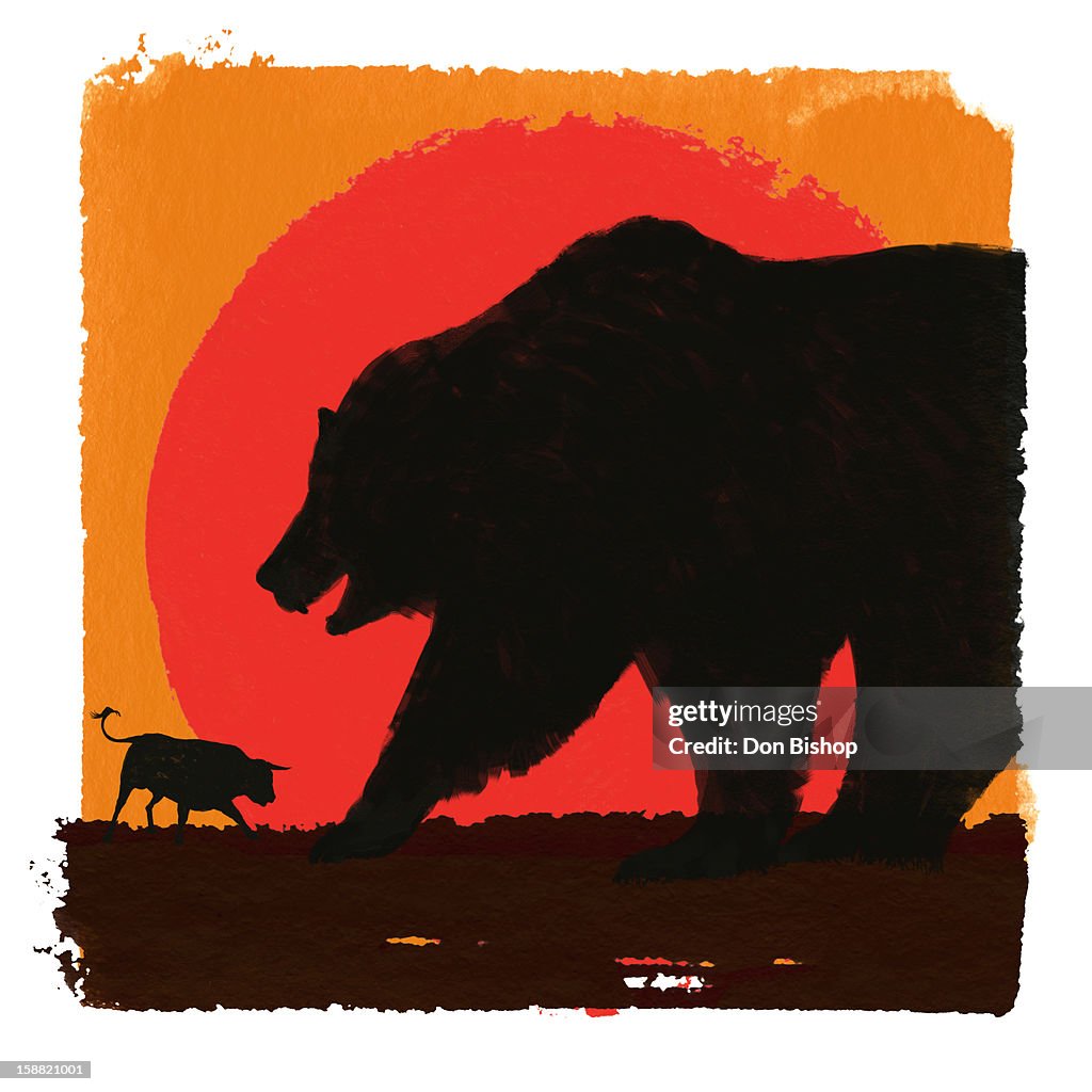 Bear Market Illustration