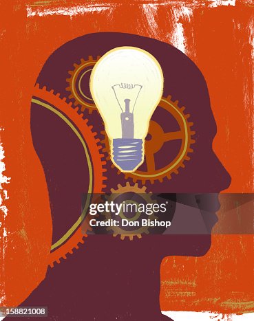 Thinking Mind illustration Thinking Mind illustration