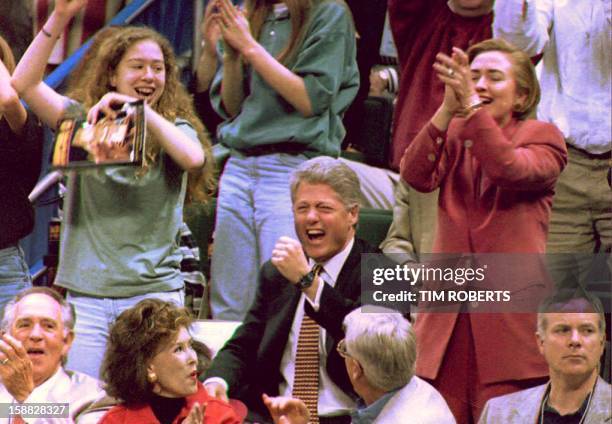 Bill Clinton Razorbacks Us Clinton Basketball Photos and Premium High Res Pictures - Getty Images